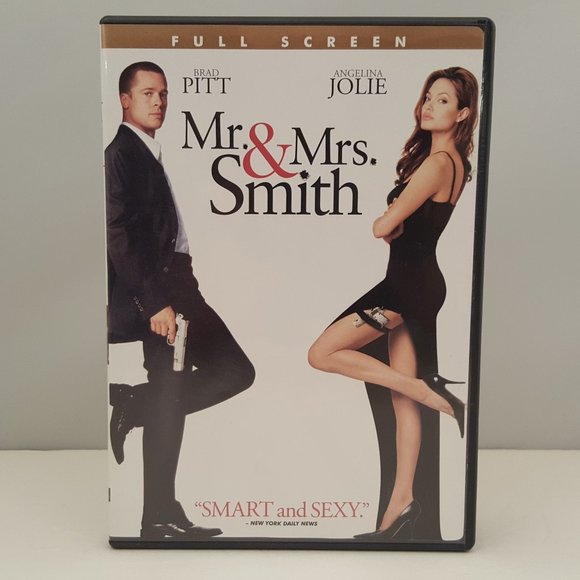 MR & MRS SMITH DVD Full Screen 2005 USED - Picture 1 of 9